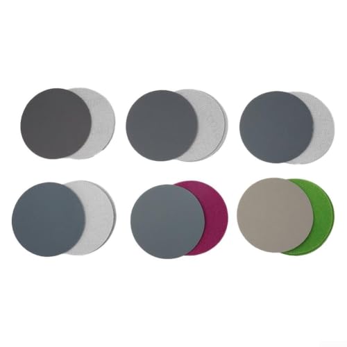 30 discos de lijado de 75 mm, papel abrasivo de carburo de silicio seco húmedo 800 1000 1200 1500 3000 grano para lijadora orbital pulido madera metal auto