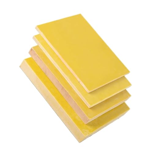 High-Temp Resistant 3240 Epoxy Insulation Board, Electrical Insulation for DIY Projects and Industrial Use(250mmx250mmx1.5mm 2pcs)