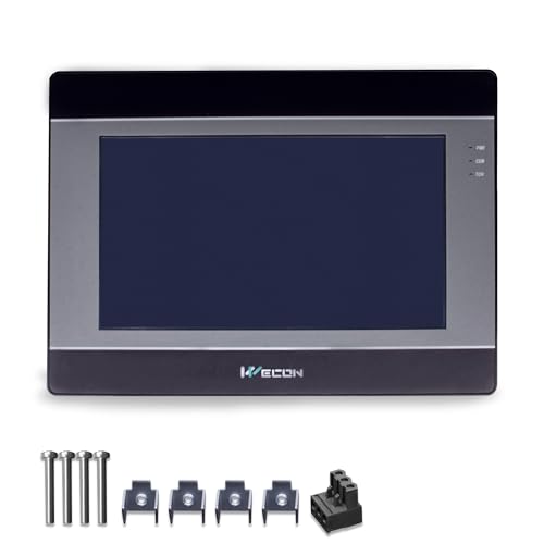 Image of CNCTOPBAOS 7 Inch Wecon IN1071 HMI Human Machine Interface,PI Studio Industrial Display Screen TFT Touch Screen with RS232 /422 /485 Serial Port,USB 24VDC 128MB Flash 64MB RAM for Industrial Automation