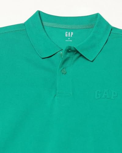 Image of Gap Men Solid Slim Fit Polo Neck Short Sleeves T-Shirt