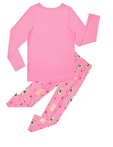 QPANCY Pajamas for Girls Unicorn Pjs Sets Little Kids Cotton Pyjama Sleepwear2