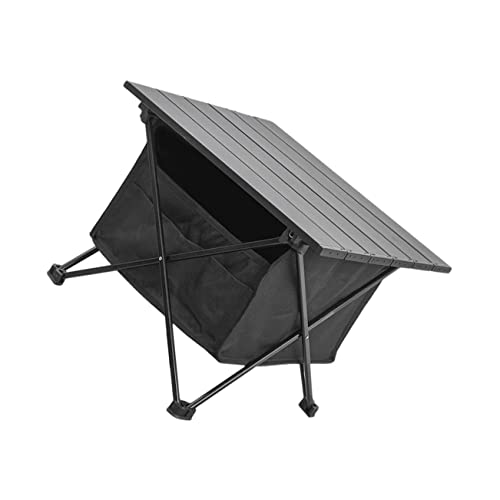 Mikinona Folding Table and Storage Bag for Camping and Barbecue Portable Outdoor Organizer with Storage Pouch and Pocket for Tools and Sundries Easy to Carry