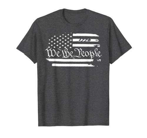 Drapeau américain vintage patriotique 1776 We The People USA T-Shirt