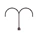 Millennium RPAD-ABR Two Light Post Adapter, Bronze/Dark