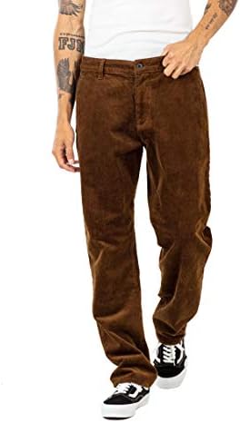 Reell Regular Flex Chino, broek voor mannen, herenbroek, chinobroek, bruin (dark sand), 32W x 30L Reell Regular Flex Chino, broek voor mannen, herenbroek, chinobroek, bruin (dark sand), 32W x 30L
