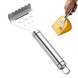 Cortador de Queso de Acero Inoxidable - Utensilios de Cocina Ergonómicos de Acero Inoxidable | Cortador de Queso Duro para Cocina | Para Cheddar Gruyere Mozzarella Y Preparación De Comidas En Hogar Y