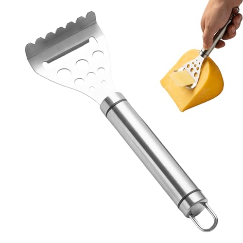 Genérico Cortador de Queso - Rallador de Acero Inoxidable con Agarre Cómodo | Rebanador de Queso Manual,Para Cheddar Gruyere Mozzarella Y Preparación De Comidas En Hogar Y