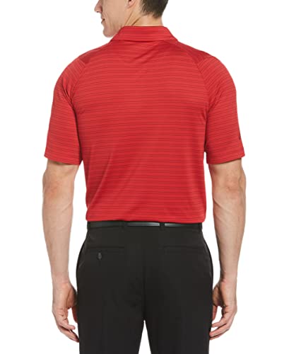 Callaway Men's Swing Tech Opti Dri Ventilated Stripe Short Sleeve Golf Polo Shirt2