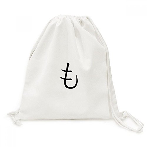 Sac à dos cordon Katakana Japonais Mo | Toile Voyage Sacs léger