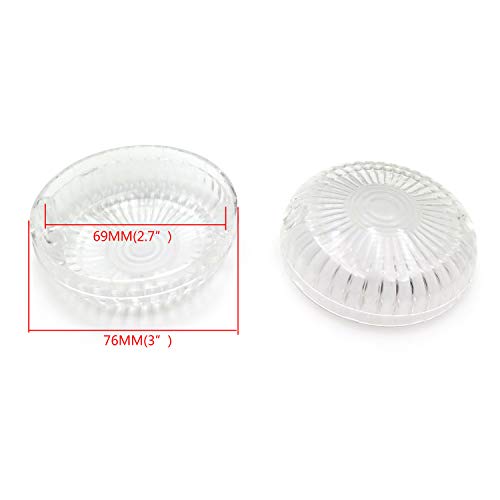 Httmt Mt274-003-Cl Turn Signal Lens Compatible With V-Star 1100 Silverado 650 Royal Road Star V-Max Clear #TOP1