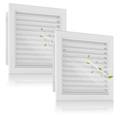Zepoty 2-Pack 18 x 18 Aluminum Vents