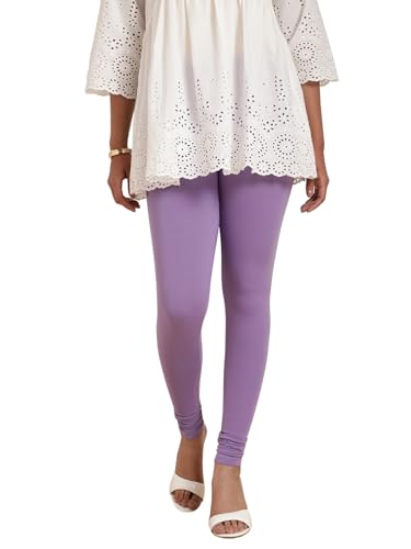 Image of TWIN BIRDS Tailored Cut and Classic Fit Super Stretchable Elastane Fabric Churidar Leggings for Women
