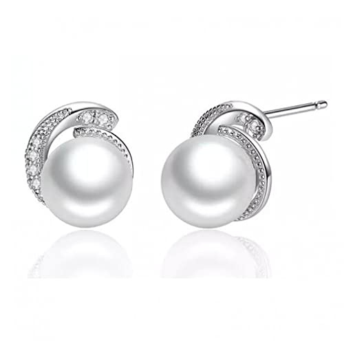 Boucles d'oreilles perles transparentes WaQiH au design cristal raffiné
