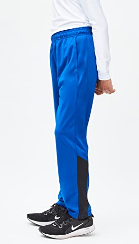 Devops Boys Active Performance Workout Athletic Training Pants (X-Large, Black/Blue [2 Pack]) #TOP4