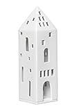 living porzellan geschirr Design: Räder Räder 14446 LIVING - Lichthaus, Teelichthaus - Turm - Porzellan - 6x6x20,5cm