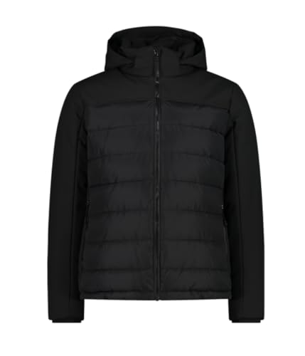 CMP Chaqueta de hombre con capucha y cremallera Nero