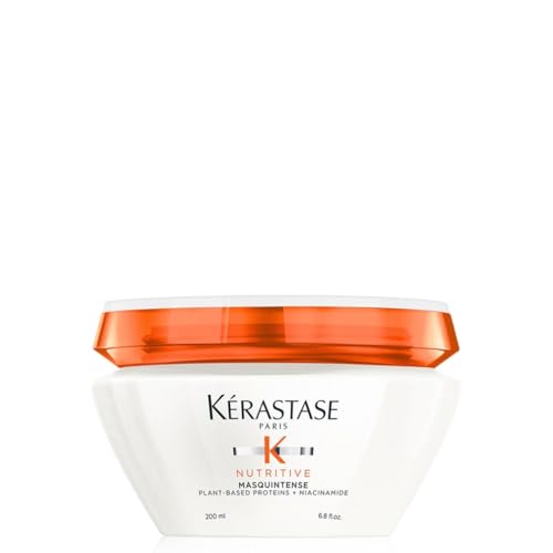 KÉRASTASE Nutritive - Masquintense - Masque Nourrissant aux Nutriments Essentiels - Nourrit & Protège Les Cheveux - +89 % De Nutrition Immédiate - 72h de...