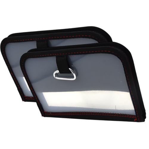 QIEIEI 2Pcs Wood Shrimp Lure Baits Bag Waterproofs Fishing Lure Organizers Light Weights Fishing Tackle Box Easy to Carry