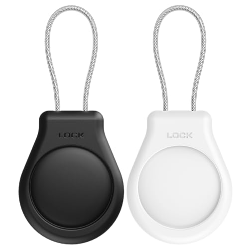 PAIFIEVD Airtag P[Xh Air Tag L[z_[ PC Sʕی GA^OP[X ^тɕ֗ Ch~/ ϏՌ GA^O L[z_[ Ԃ̃JM/Jo/L[/ו/obOɊ|(Black+White)