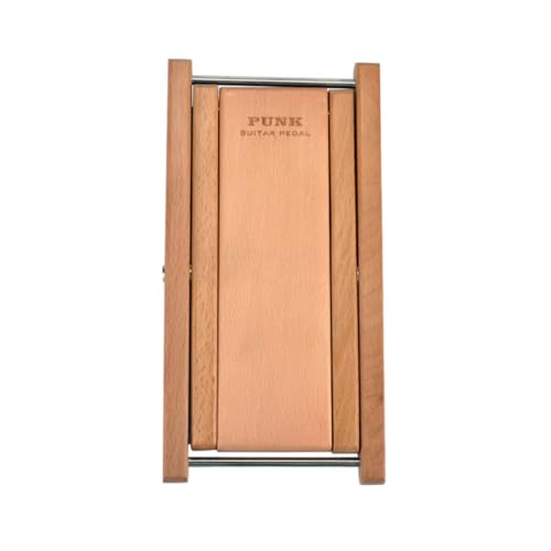 BESTonZON Guitar Accessory Wooden Footstool Foot Pedal Height Adjustment for Comfortable Play