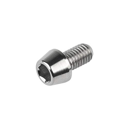 Image of Titanium Ti Bolt M5x9 16 18 20 25 30 35 40 45 50 55 60mm Tapered Head Screws Pack of 4 (M5x9mm, Normal Titanium)