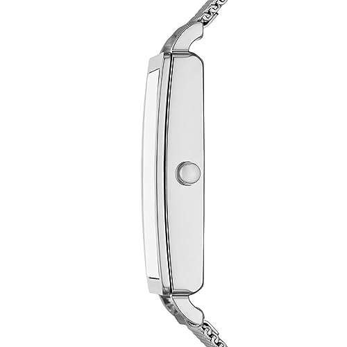 Image of Skagen Hagen Lille Rectangular Stainless Steel Watch for Women