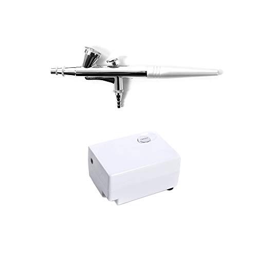 KKmoon AirBrush Nail Tool Set with Portable Mini Air Compressor Kit for Art