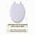 Soft Elongated Vinyl Toilet Seat, White - 19 Inch Soft Vinyl Cover with Comfort Foam Cushioning - Fits All Elongated Size Fixtures - Easy to Install Fantasia by Achim Home Decor