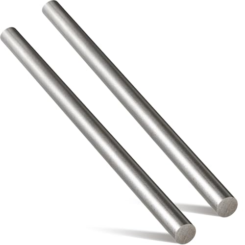 Barres en acier pour maquettes et modélisme tige ronde Gisafai de 1,9 cm x 61 cm