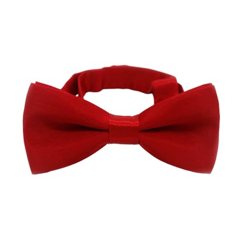 Adjustable Bow Ties Pre Tied Bow Tie Fashion Boys Neck Bowties s Bow Tie for Prom Banquet Stage Performance Formal Party, Red
