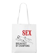 Eye-catching distressed red text with authentic vintage letterpress and grunge effect styling Bold circus and western saloon font design delivering a provocative statement graphic Large everyday tote design: A simple open-top shopper style bag with l...