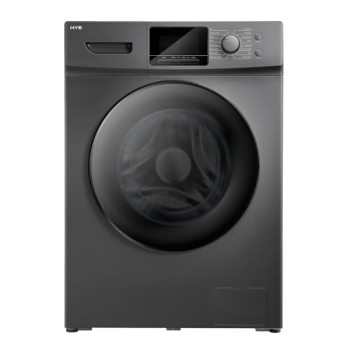 HYE Washing Machine - 12KG Drum 1400RPM Dark Silver