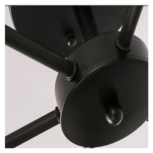 Lustre LED suspendu en verre dépoli et plafonnier rétro à éclairage doux - 3