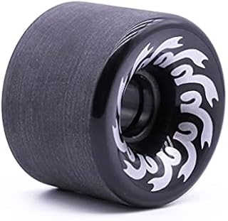 BRAVORD Longboard Wheels 70mm 82A PU, NJ-70, Professional Skateboard Wheels– Set of 4