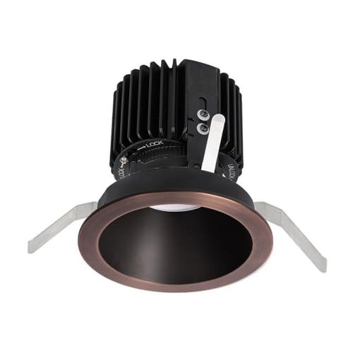 -36W 60 Degree 85Cri 1 Led Round Regressed Trim with in Contemporary Style-5.75 Inches Wide by 6.39 Inches High-4000 Color Temperature-80 Color