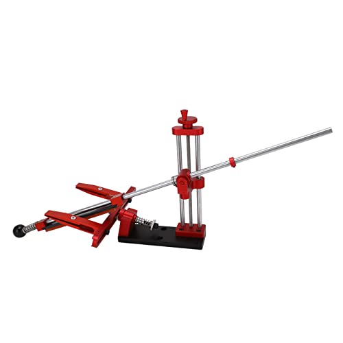 Afilador de Cuchillos Ajustable, Sujeción de Doble Cabezal Profesional de Afilado de Cuchillos Afilador de ángulo Fijo Afilador Rápido Afilador de Cuchillos Universal