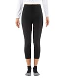 FALKE Damen Cellulite Control 7/8 Sporthose Funktionsgarn Schwarz Atmungsaktive Laufhose zum Sport mit Kompression figurformend gegen Cellulite 1 Stück