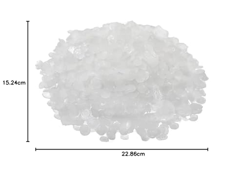 TooGet Paraffin Wax Pellets, 100% Pure Natural White Paraffin Wax Pellets for Candle Making, Canning, Waterproofing, Cosmetic Formulations - 14 OZ
