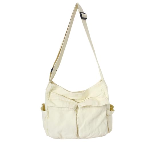 Sac bandoulière toile femme fini le désordre grand fourre-tout