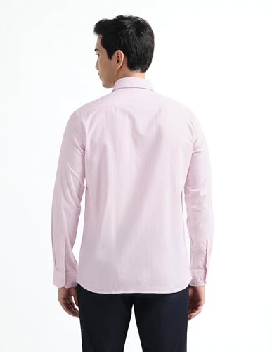 Image of Arrow Checked Slim Fit Mens Formal Shirt - Cotton, Breathable & Comfortable, Full Sleeves Shirts for Men