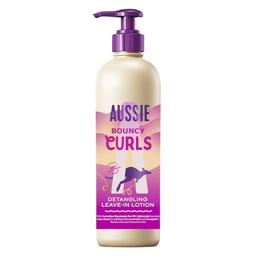 Aussie Rizos Definidos Loción Sin Aclarado 235ml. Suaviza, Fortalece Y Desenreda El Cabello Rizado. Protección Contra El Encrespamiento Durante 48 Horas. Ligero. Vegano Y Free-Cruelty