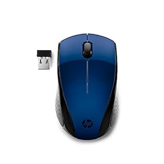 HP X3000 G3 Wireless Mouse - Blue, 15-Month Battery, Side Grips for Control, Travel-Friendly, Blue LED, Powerful 1600 DPI Optical Sensor, Compatible with Wins PC/Laptop, Mac, Chromebook (683N8AA#ABL)