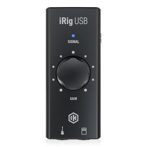 IK Multimedia iRig - Interfaz USB de audio para guitarra, equipo