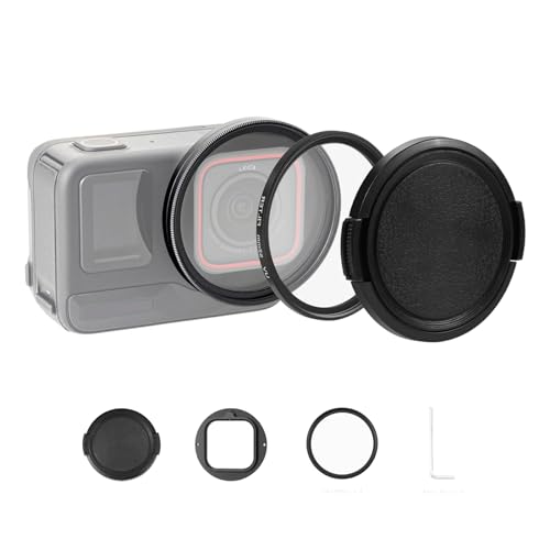 Filtro de lente UV de 52 mm para Insta360 Ace Pro con anillo adaptador de aleación de aluminio