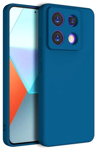 Zubitech Case Compatible for Xiaomi Redmi Note 13 5G Case Cover Soft TPU Silicone Case Lightweight Shock Protective Cover with Camera Protection Designed for Xiaomi Redmi Note 13 5G (Blue)