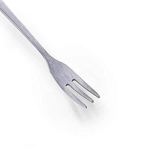 [JSeven] Long Handle Forks, Stainless Steel Dessert Forks, Fruits, Pickles Forks, Fancy Table Forks (6 Pcs)
