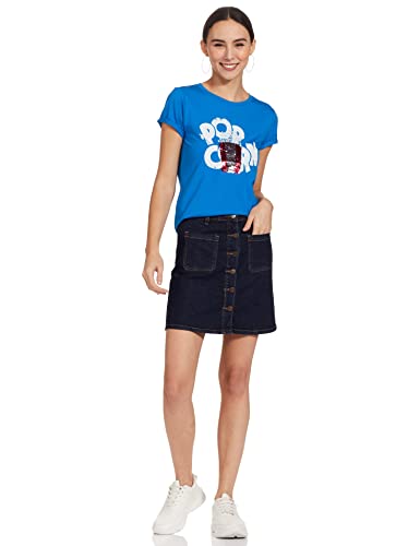 Image of Spykar Women's Printed Slim FIt T-Shirt