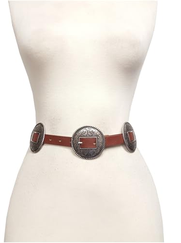 Hot Style: Western-Inspired Matching Round Buckle and Concho Belt3