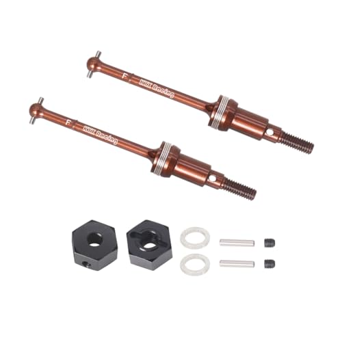 KYX Racing Hard Steel Front CVD Drive Shaft with Hex Upgrades Parts Accessories for 1/14 RC Car ARRMA Grom Mega