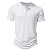 Hirts Tees Shirts for Men 2026 Short Sleeve Running Going Out Loose Fit Tops Casual Slim Fit Tshirt Trendy Stretchy Trendy 2026 T Shirts Cute Tee Shirts Summer White #1